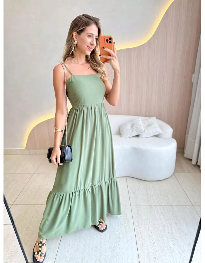 VESTIDO LAIS LONGUETE VER... - MOOD STORE