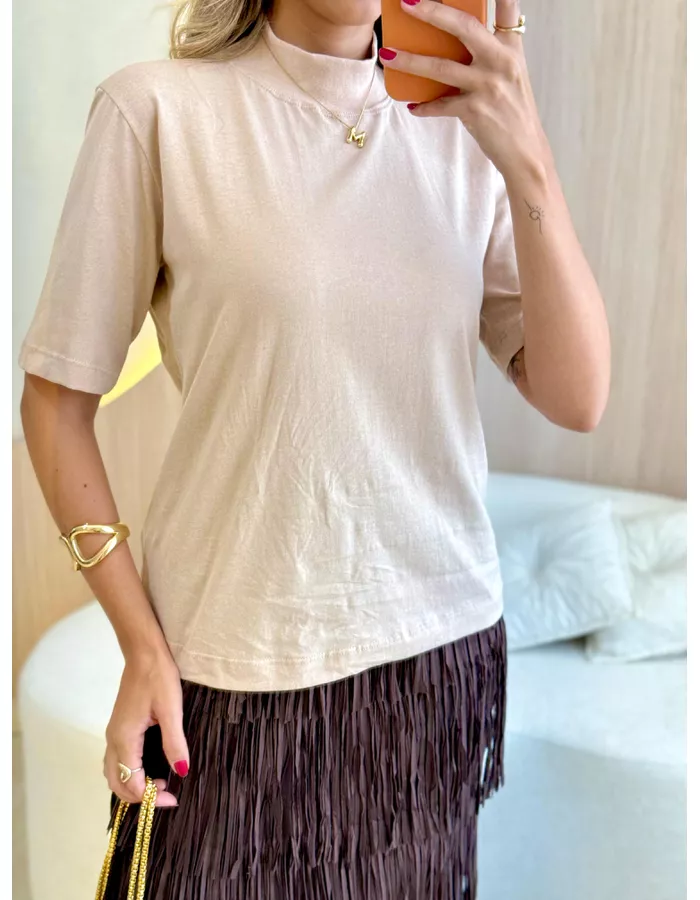 T-SHIRT BÁSICA ALGODÃO NU... - MOOD STORE
