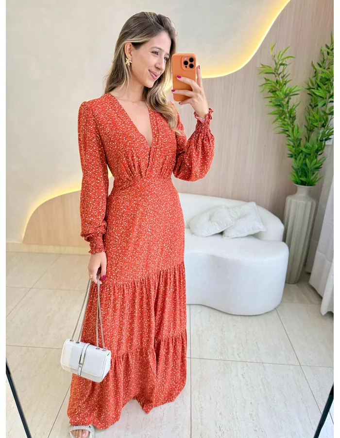 VESTIDO MANGA LONGA VALEN... - MOOD STORE