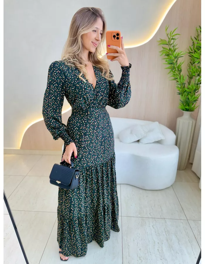 VESTIDO MANGA LONGA VALEN... - MOOD STORE