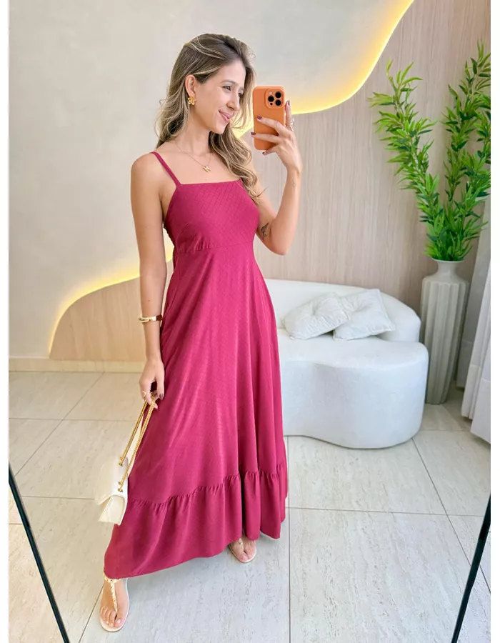 VESTIDO LAIS LONGUETE MAR... - MOOD STORE