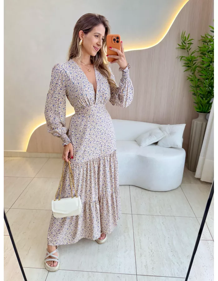 VESTIDO MANGA LONGA VALEN... - MOOD STORE