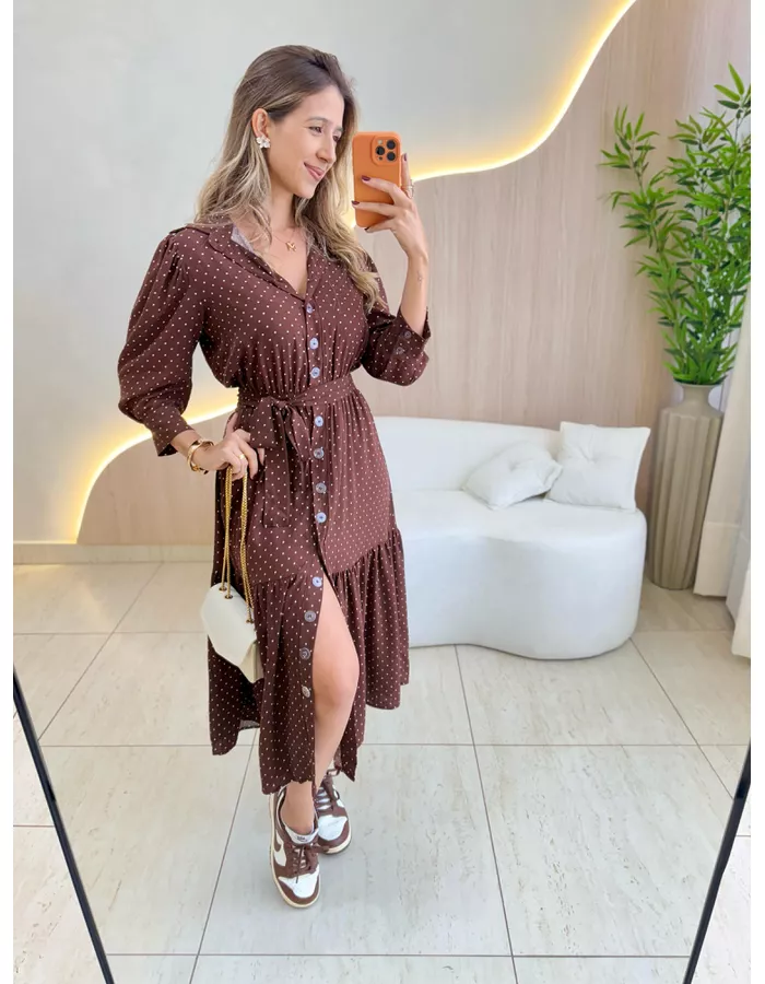VESTIDO MIDI FLORA POA MA... - MOOD STORE