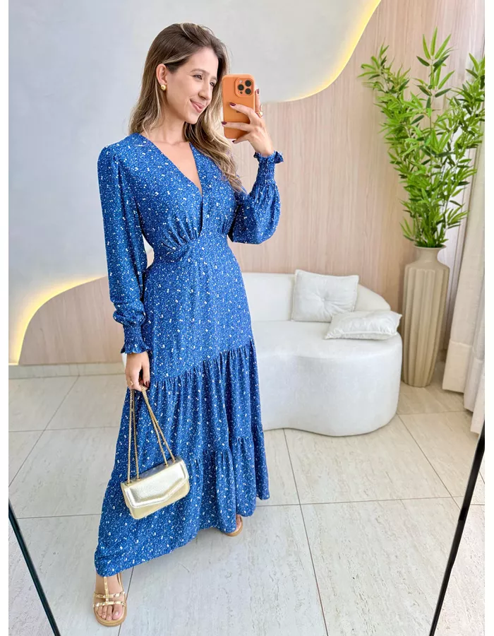 VESTIDO MANGA LONGA VALEN... - MOOD STORE