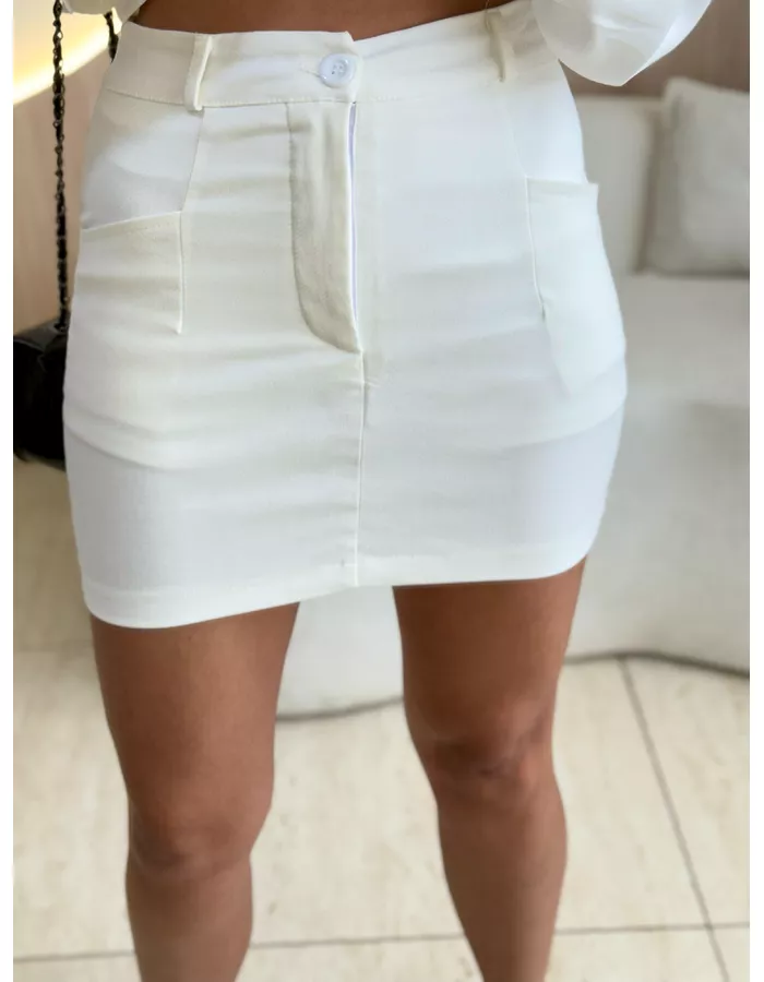 SHORT SAIA ELASTANO OFF - MOOD STORE