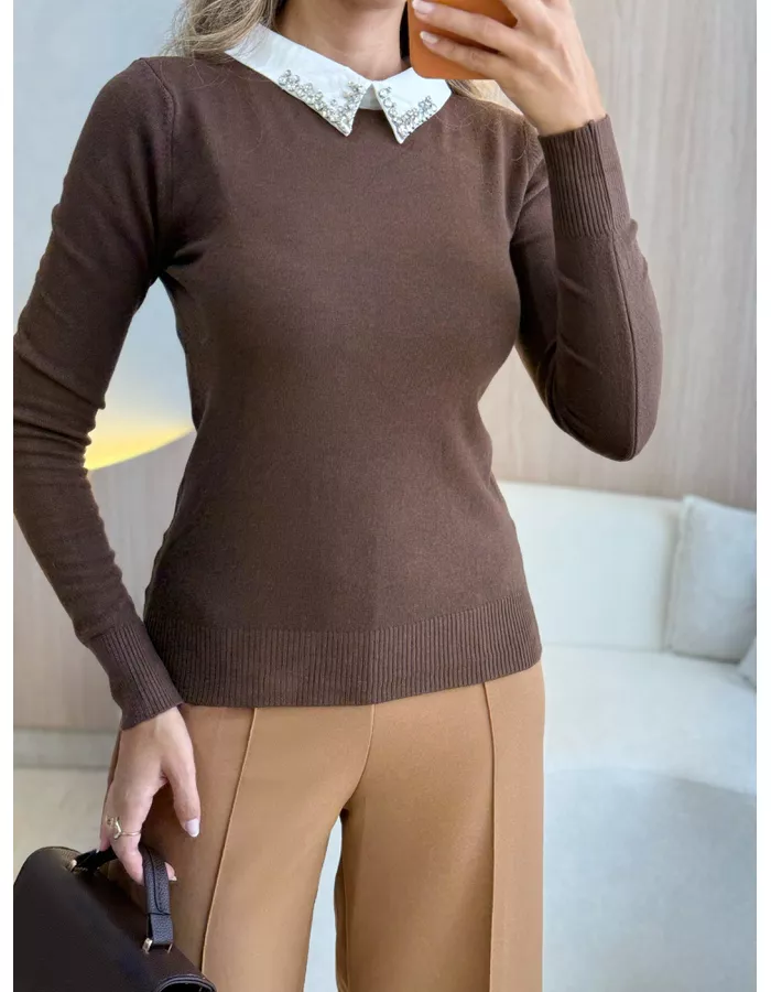 BLUSA MANGA LONGA PEDRARI... - MOOD STORE