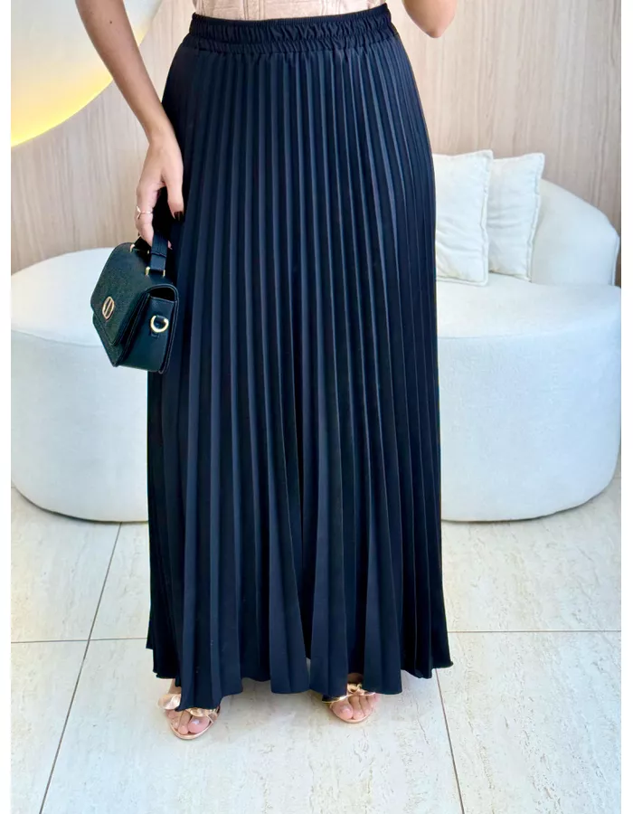 SAIA LONGUETE PLISSADA PR... - MOOD STORE