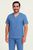 Camisa Scrub Masculina Azul Celeste - Pijama Privativo Homem