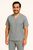 Camisa Scrub Cinza Masculina - Privativo Pijama Cirúrgico