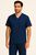 Camisa Scrub Marinho Masculina Enfermagem Privativo Pijama