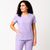 Camisa Scrub Pijama Cirúrgico Lilás - Gabardine