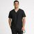 Camisa Scrub Preta Masculina - Privativo Pijama Cirúrgico