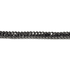 Cordão de Strass Bee 360º (4mm) - Hematite Grafite