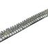 Tira Mel 12mm- Cristal / Preto 
