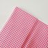 Tecido Tricoline 100% algodão xadrez pequeno - pink