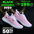 Tênis feminino academia MVP - Soft Walk Pink