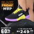 Tênis Para Cross MVP 4x4 - Black Yellow Purple 