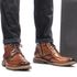 Bota Coturno Casual Brogue Faway Berkley Conhaque