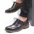 Sapato Casual Masculino Oxford Brogue Mood Transit Preto-Café