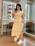 Vestido Isis Areia