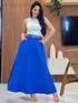 Saia Valentina Azul Bic