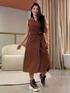 Vestido Hana Marrom