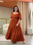Vestido Sofia Plus Terracota