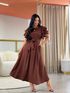 Vestido Suelen Café