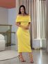 Vestido Carolina Amarelo
