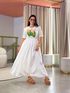 Vestido Kiara Branco Tropical 