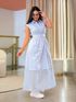 Vestido Isabele Azul Bebe