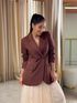 Blazer Madri Marrom