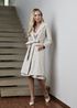 Trench Coat Botão Off-White Feminino 