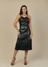 Vestido de Pelica Feminino Verde Floresta Alice 