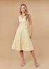 Vestido de Couro Feminino Manteiga Valentina 