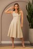 Vestido de Couro Feminino Off-White Valentina 