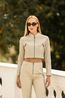 Jaqueta Couro Feminina Off-White Isa