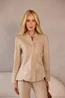Camisa de Couro Pelica Feminina Chanel Andrea 