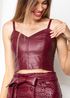 Cropped Couro Pelica Feminino Andorra Júlia 