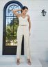 Calça de Couro Feminina Off-White Gisele