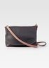 Bolsa De Couro Preta Bruna