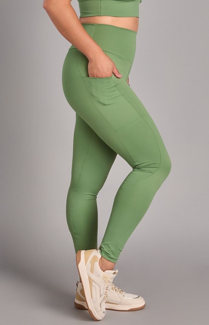 Legging Confort Classic Verde - Texfit Brasil