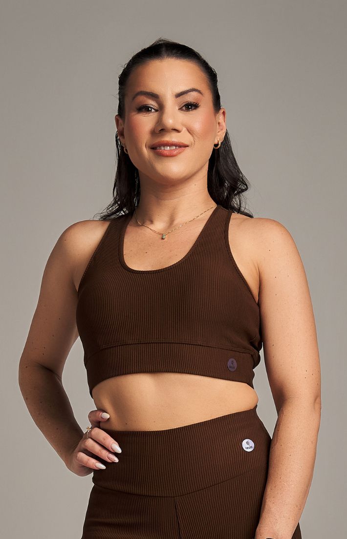 Top Canelado Wish Café - Texfit Brasil
