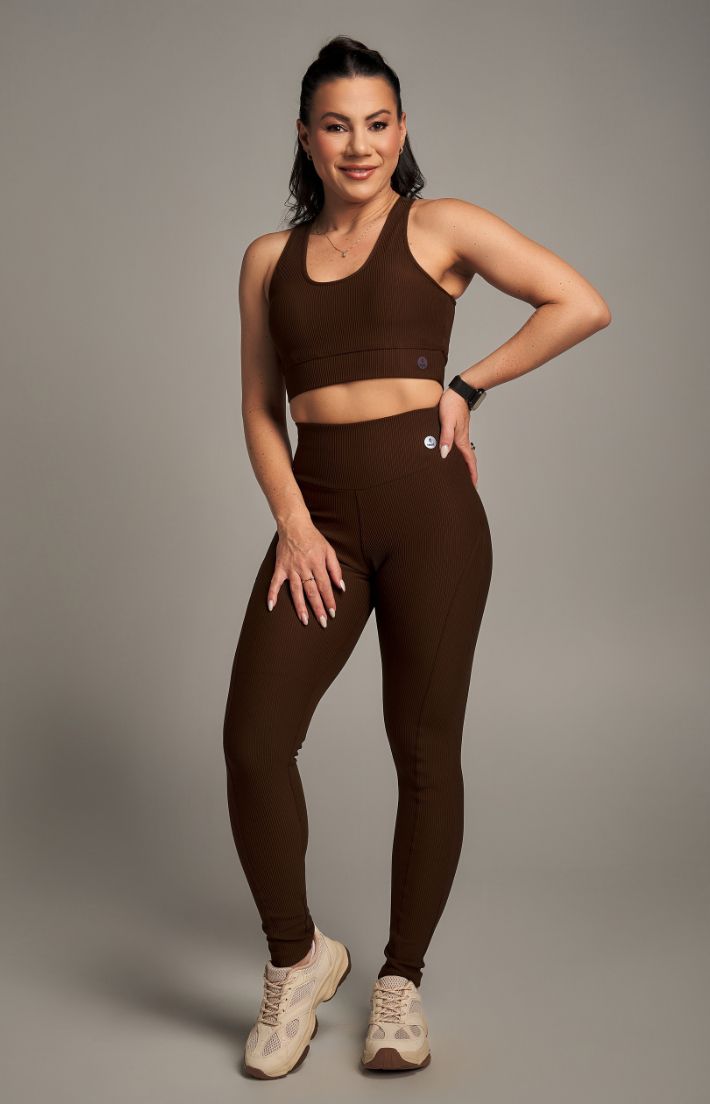 Conjunto Top e Legging Wish Café