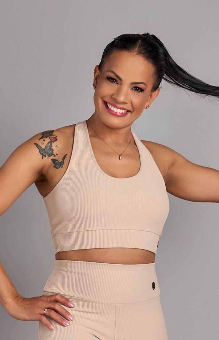 Top Canelado Wish Off White - Texfit Brasil