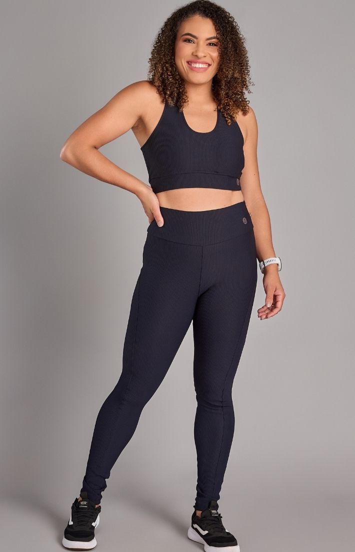 Conjunto Top e Legging Wish Preto