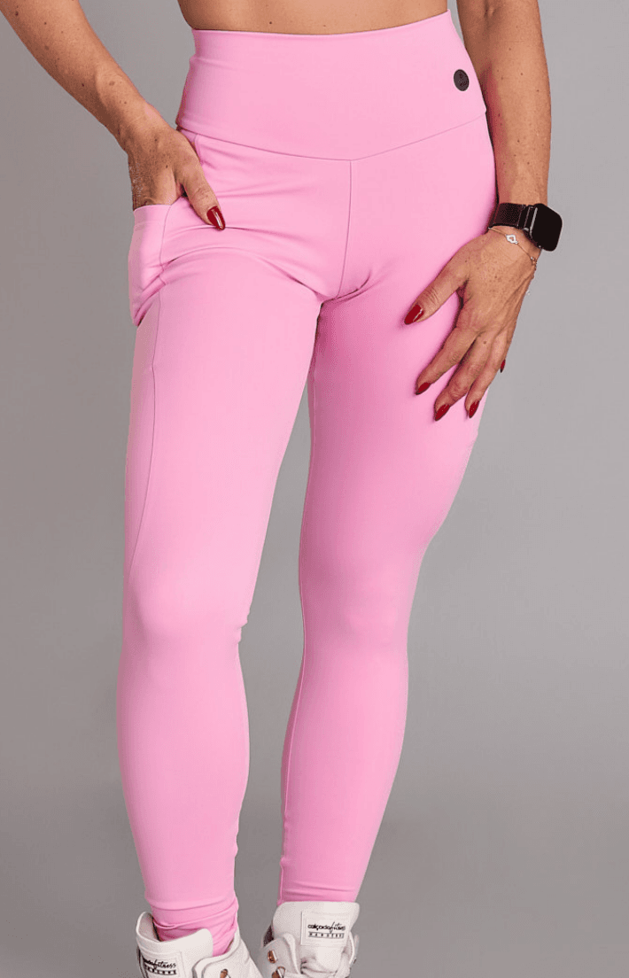 Legging Confort Classic Rosa bebê - Texfit Brasil
