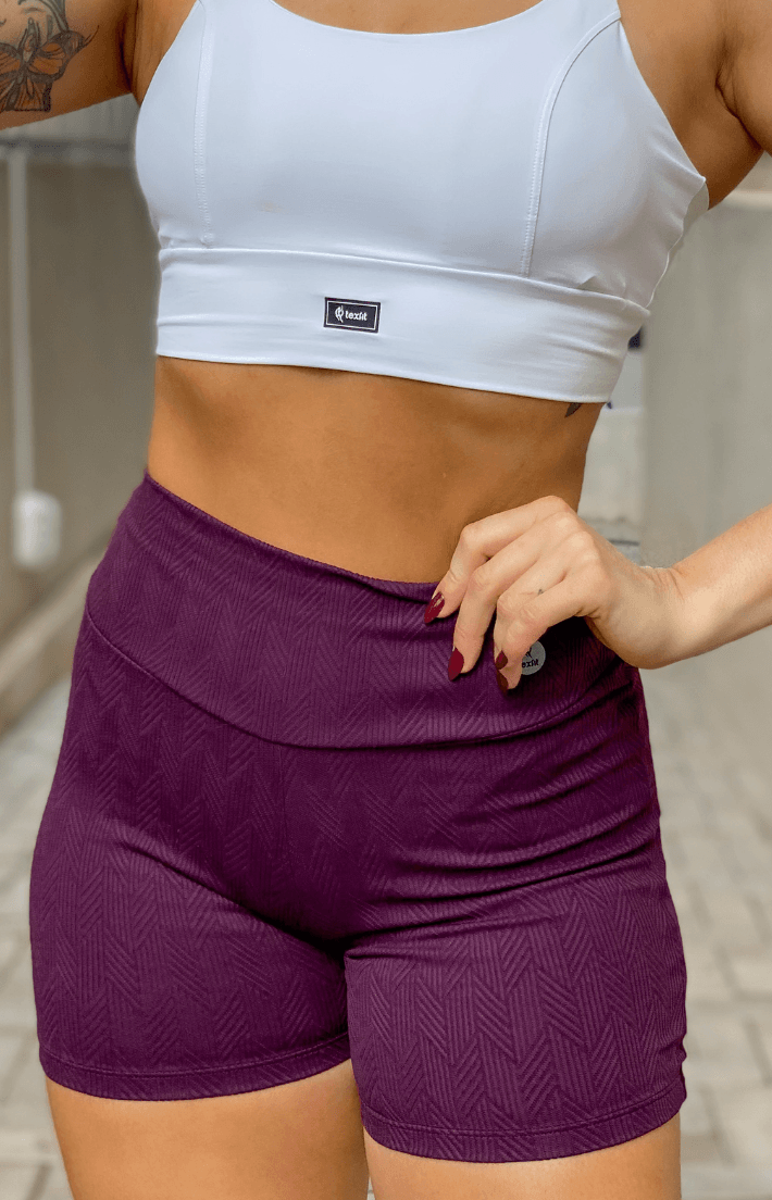 Shorts Empina bumbum Fusion Açaí - Texfit Brasil