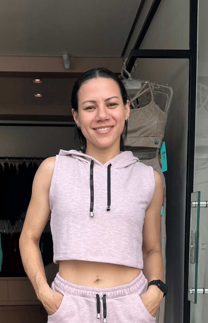 Cropped Moletinho Confy Rosa - Texfit Brasil