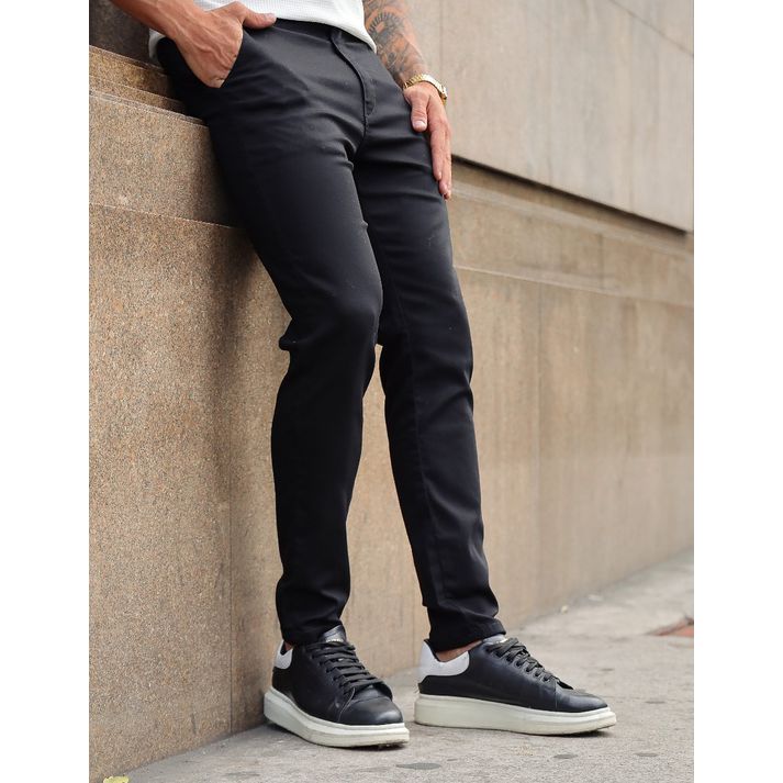Calça Sarja Alfaiataria Preta Masculina Slim Codi ... - CHIEREGATO OUTLET